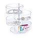 Choice Fun Acrylic Jewelry and Accessories Organizer 4 Spining Tiers Transparent QFJJSN-NSF-3472