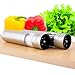 Zelancio Electric Salt and Pepper or Spice Grinder Set | Battery Powered One Touch Grind | Set of 2 Mills