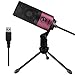 Fifine USB Podcast Condenser Microphone Recording On Laptop, No Need Sound Card Interface and Phantom Power-K669 primary