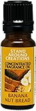 Concentrated Fragrance Oil - Banana Nut Bread: A delicious combination of walnuts, ripe banana, vanilla.Infused w/ essential oils.(.33 fl.oz.)