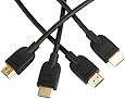 AmazonBasics High-Speed HDMI Cable - 3 Feet (2-Pack) (Latest Standard)