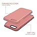 iPhone 7 Plus Case, iPhone 8 Plus Case, ZVE Kickstand Foldable Stand Protective Dual Layer High Impact Defender Case Anti Scratch Drop Durable Slim Cover for iPhone 7 Plus / 8 Plus 5.5 Inch Rose Gold
