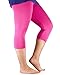 Premium Soft Dress Leggings Bamboo Capri Pants Under for Women Light Comfy Fit Plus Size Rose 5XL
