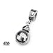 Stainless Steel Star Wars Episode 7 BB-8 Lead Hero Droid Dangle Charm