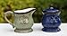 ACK Trading Co. Tuscany Colorful Hand Painted Fleur De Lis Cream & Sugar Set of 2pcs
