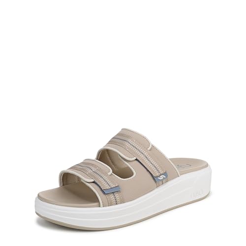 Ryka Women's Viv Slide Sandals Safari Taupe 11 M at Amazon