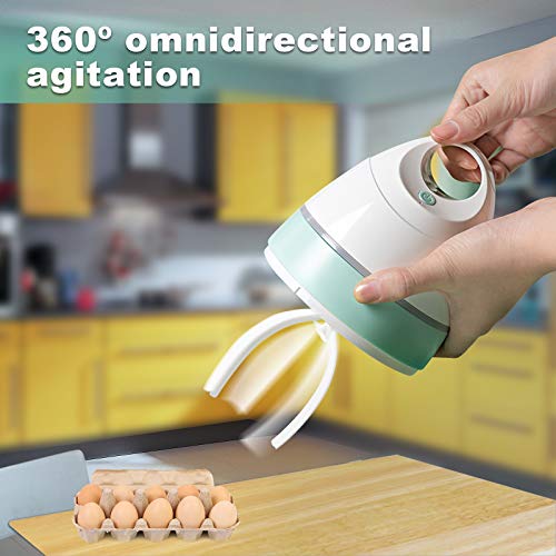 900ML Elektrischer Milchaufschäumer, USB Wiederaufladbar Milchschäumer 2 in 1 Handgehaltene Batteriebetriebene Milk… – Bild 4