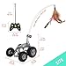 SlowTon Remote Cat Feather Toy, Mouse Shape Interactive Moving Automatic Robotic Rat Sound Chaser Prank Car for Kitten Stimulate Cat Hunting Instincts Funny Gifts for Pet (No Battery Included)