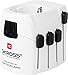 Skross PRO World Travel Adapter With Ground Plugs