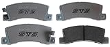 ACDelco 14D325C Advantage Ceramic Rear Disc Brake Pad Set with Wear Sensor