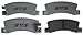 ACDelco 14D325C Advantage Ceramic Rear Disc Brake Pad Set with Wear Sensor