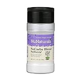NuNaturals NoCarb Blend Powder All Purpose Natural Sweetener, Sugar-Free, Zero Calorie (2.75 oz)