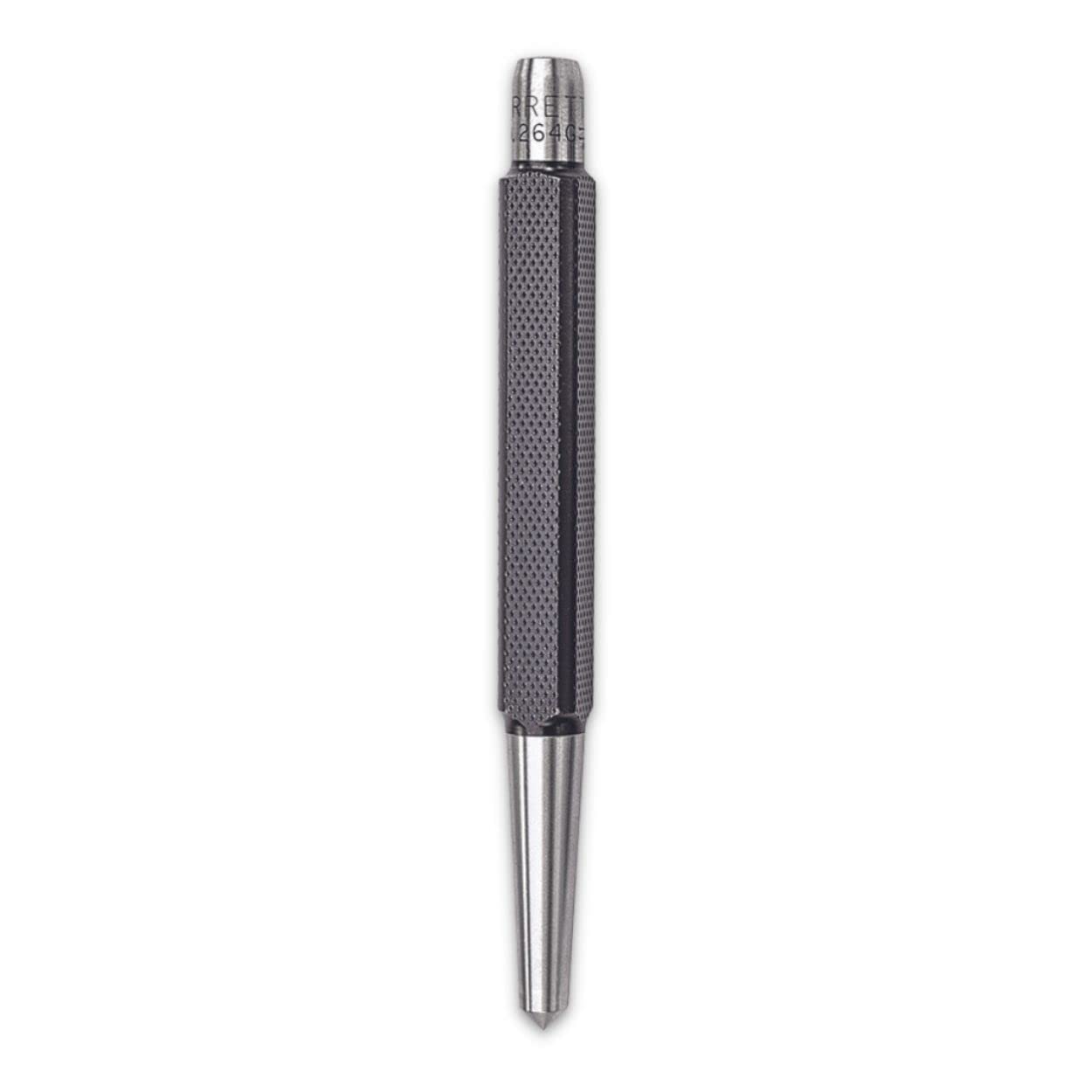 Starrett 264G Centre Punch With Square Shank, 5" Length, 1/4" Tapered Point Diameter, 7/16" Square Thickness