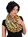 elope Harry Potter House Crest Hufflepuff Infinity Scarf - Gold