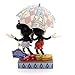 Disney Traditions by Jim Shore Minnie Mouse and Mickey Mouse Umbrella Stone Resin Figurine, 7.75”