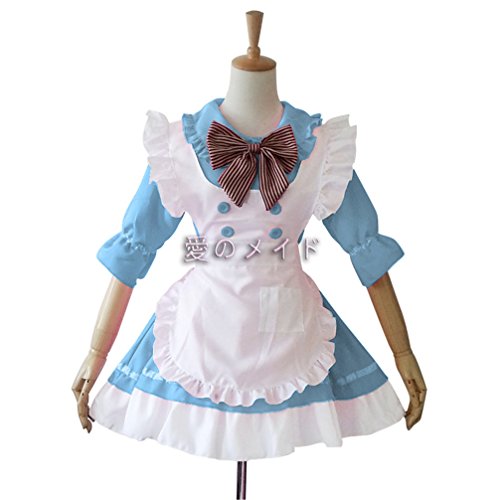 Anime Cosplay Lolita princess maid costume French Apron Maid Fancy Dress for women and girls