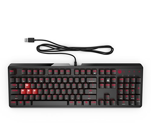 OMEN by HP Wired USB Gaming Keyboard 1100 (Black/Red)