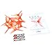 EMAX 12pcs AVAN 3024 Props 3inch 3-Blade PC Propellers 6CW 6CCW for fpv mini drone like Babyhawk-R (Transparent red)