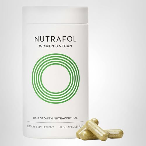 Nutrafol Women's Hair Growth Supplements, for Women 18-44 Years Old, Clinically Tested for Visibly Thicker, Stronger Hair, 100% Vegan Ingredients, Dermatologist Recommended - 1 Month Supply