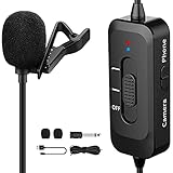 Lavalier Microphone,Professional Lapel Mic with