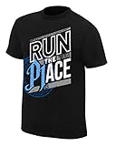 WWE AJ Styles Run The Place T-Shirt Black Medium
