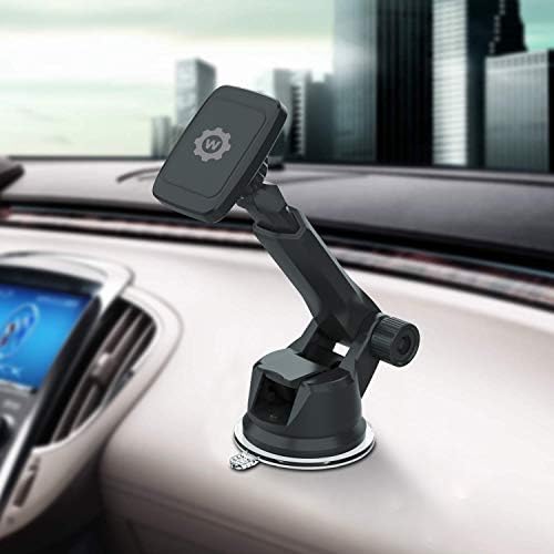 WizGear Universal Car Mount Holder, Windshield Mount and Dashboard Mount Holder for