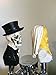 Dead Bride and Groom Skull Beer Tap Handle Set for Kegerators and Bars Dead Skeleton Walking