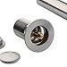 Hiendure® Pop up Overflow Bathroom Sink Drain, Brushed Nickel