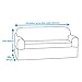 Maytex Piped Suede 2-Piece Slipcover Sofa, Flax