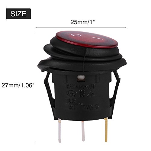 1 Qiilu+Rocker+Toggle+Circuit+Waterproof