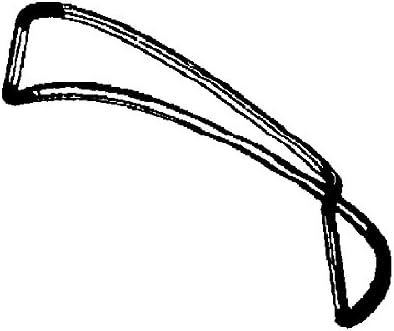 febi bilstein 08883 Rear Window Weather Seal, pack of one, Schwarz