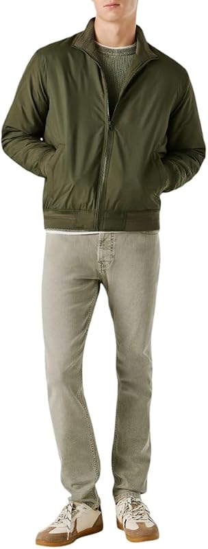 Herren Tapered Stanley Jeans, Grün (Palm Green), 34 W/34 L