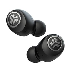 JLab-Audio-Go-Air-True-Wireless-Earbuds-Bluetooth-Wireless-Headphones-and-USB-Charging-Case-with-Dual-Connect-Custom-EQ3-Sound-and-Smallest-Fit-Ever-Black JLab Go Air Wireless Earphones, True Wireless Ear Buds with USB Charging Case, Bluetooth Earbuds with Dual Connect and…