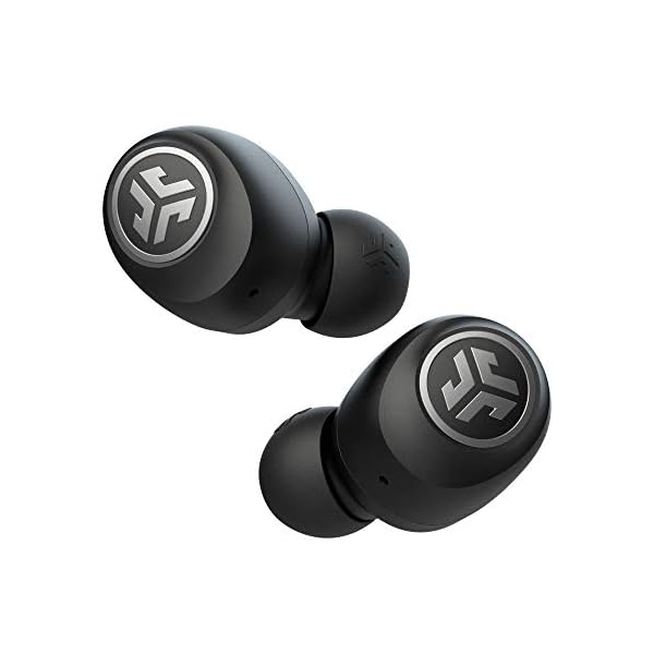 JLab-Audio-Go-Air-True-Wireless-Earbuds-Bluetooth-Wireless-Headphones-and-USB-Charging-Case-with-Dual-Connect-Custom-EQ3-Sound-and-Smallest-Fit-Ever-Black JLab Go Air Wireless Earphones, True Wireless Ear Buds with USB Charging Case, Bluetooth Earbuds with Dual Connect and…