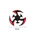 Nesee Creative Finger Spinner,NEW Alloy Hand Spinner Fidget Focus Toy Stress Reducer Relieve EDC Focus Gyro (1, Red)
