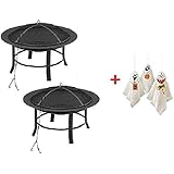 Amazon Com Mainstay Fire Pit 28 Includes A Spark Guard Mesh