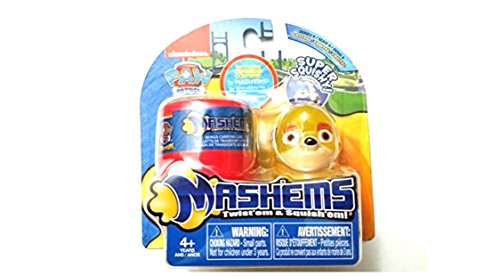 Rubble Paw Patrol Super Pups Mashems Crystal Series 4 with Bonus Carry Case