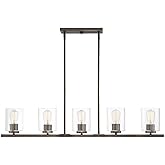 Designers Fountain 93038-SCB Liam Pendant, 5-Light 300 Total Watts, Bronze (satin Copper)