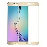 Note 5 Screen Protector,Full Coverage Premium Tempered Glass Screen Protector Clear Film for Samsung Galaxy Note 5(Gold)