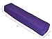 YogaAccessories Pranayama Cotton Yoga Bolster, Purple
