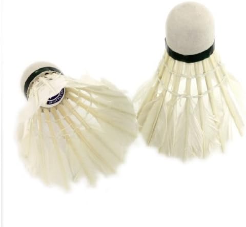 eDealMax 3 pièces Manmade Plume d'Oie Mousse de Badminton w Boîte de Rangement