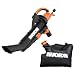 WORX WG509 TRIVAC 12 Amp 3-in-1 Electric Blower/Mulcher/Vacuum with Multi-Stage All Metal Mulching System primary