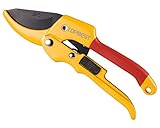 Pruning Shears Tree Pruners -Topbest Professional Ergonomic Pulley Tree Clippers Ideal Hedge Pruning Hand Tool Non-slip Handle Garden Scissors Trimmer for Week Hands, Gardening Gift For Any Occasion