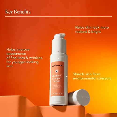 Naturium Vitamin C Complex Face Serum, AntiAging Facial Treatment with
