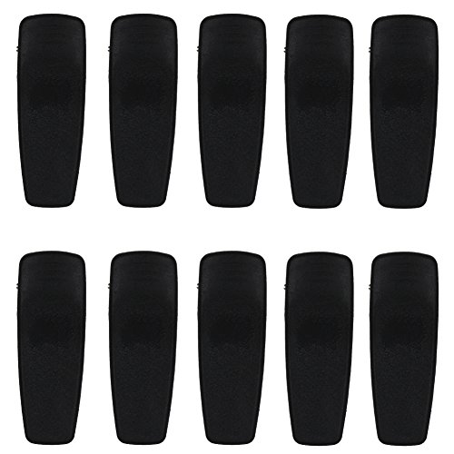AOER® Belt Clip for Motorola Radio CP200 CP200XLS CP340 CP360 GP3138 GP3188 GP3688 (Pack of 10)