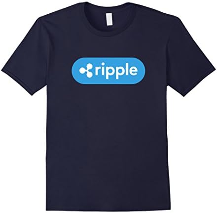 Mens Ripple | XRP Crypto Logo T Shirt Large Navy