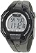 Timex Men's T5K418 Ironman Traditional Digital Black Resin Watch with Green Resin Stripe
