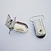 25pcs 20mm Pacifier Suspender Clips, JerryMart Pacifier Clips for Making Pacifier Holders Bib Clips Toy Holder Silver