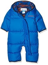 Columbia Baby Boys' Snuggly Bunny Bunting, Super Blue/Super Blue Dot, 3-6 Months
