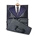 Carry on Garment Bag Large Duffel Bag Suit Travel Bag Weekend Bag Flight Bag with Shoe Pouch for Men Women (Black)